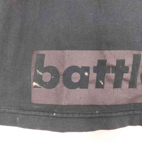 ユニクロ UNIQLO 旧タグ 両面メッセージプリント クルーネック Tシャツ メンズ JPN:L