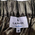 ランバン LANVIN シルク混 シア―レイヤードスカート レディース 38