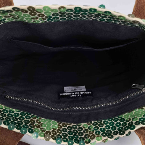 トリココムデギャルソン tricot COMME des GARCONS スパンコール トートバッグ レディース