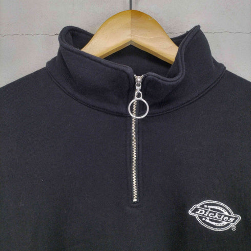 ディッキーズ Dickies ロゴ刺繍ハーフジップスウェット メンズ JPN:L