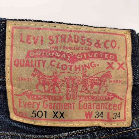 リーバイスヴィンテージクロージング Levis Vintage Clothing 501XX ビッグE 赤耳 ボタンフライ デニム ストレート パンツ メンズ W34 L34