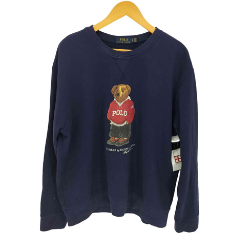 ポロラルフローレン POLO RALPH LAUREN ポロベアプリントクルーネックスウェット メンズ JPN:XL