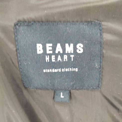 ビームスハート BEAMS HEART チェック柄 セミダブル ビッグシルエット チェスターコート メンズ JPN:L