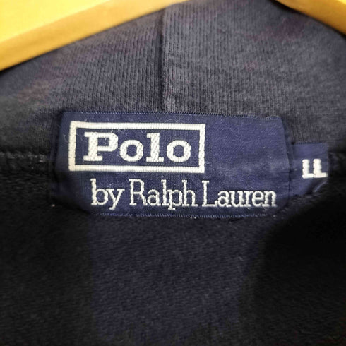 ポロバイラルフローレン Polo by RALPH LAUREN ポニー刺繍 コットン ラグラン プルオーバーパーカー メンズ LL