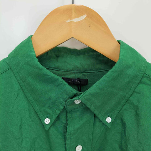 レノ LENO BUTTON DOWN SHIRT ボタン ダウン 長袖 シャツ メンズ JPN:3