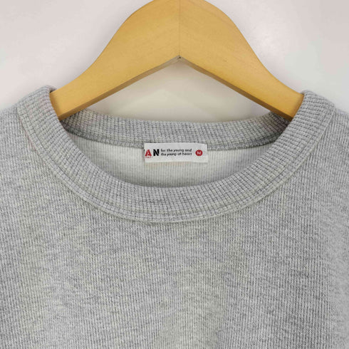 ヴァンヂャケット VAN JAC 背面ロゴ刺繍 クルーネックスウェット メンズ import:M