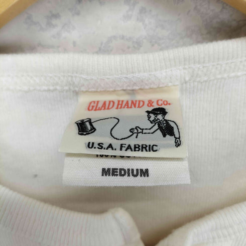 グラッドハンド GLADHAND STANDARD HENRY POCKET T-SHIRTS メンズ M