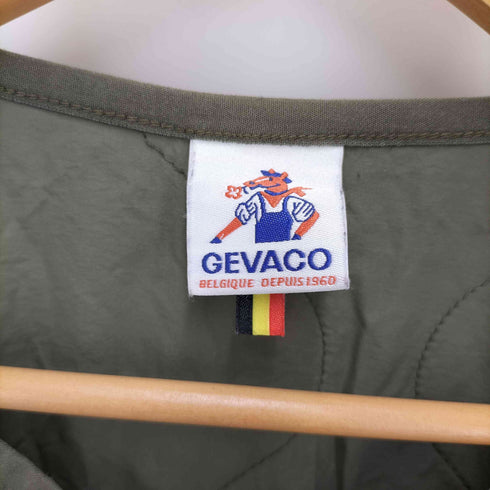 GEVACO ノーカラー 中綿 ナイロン ジャケット レディース EUR:42