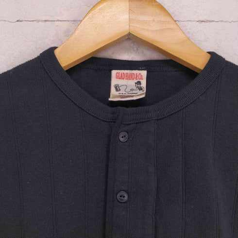 グラッドハンド GLADHAND STANDARD HENRY POCKET T-SHIRTS メンズ M