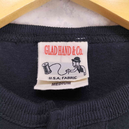 グラッドハンド GLADHAND STANDARD HENRY POCKET T-SHIRTS メンズ M