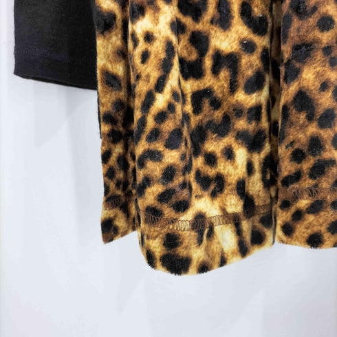 サイトバイヨウジヤマモト syte by Yohji Yamamoto AC/WOOL PE/VELOR LEOPARD ASYMMETRY DRAPE T メンズ 3