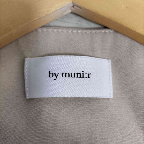 バイムニール by muni:r フェミニンノーカラオーバージャケット レディース FREE