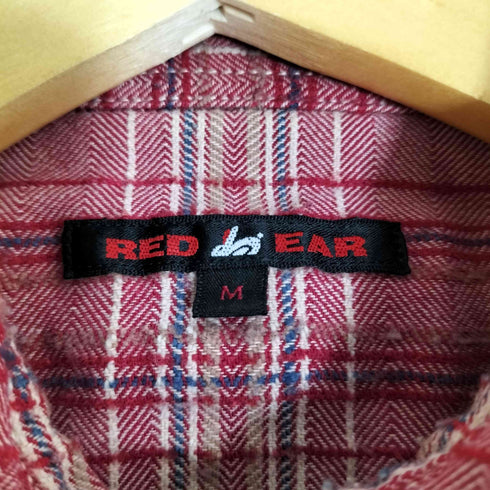 レッドイヤー RED EAR 307D チェック刺繍 コットンポリ ウエスタン ネルシャツ メンズ import:M