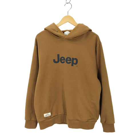 ジープ JEEP ロゴプリントプルオーバーパーカー メンズ JPN:XL