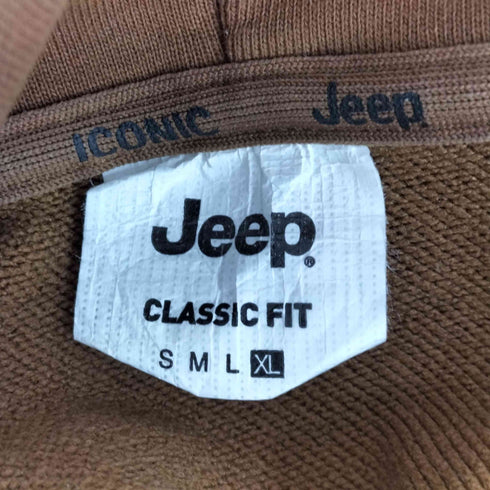 ジープ JEEP ロゴプリントプルオーバーパーカー メンズ JPN:XL