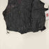 GENUINE HOG LEATHER BY ROCKY RANCH HIDES レザー 切替 サイドレース ベスト メンズ