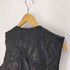 GENUINE HOG LEATHER BY ROCKY RANCH HIDES レザー 切替 サイドレース ベスト メンズ