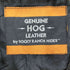 GENUINE HOG LEATHER BY ROCKY RANCH HIDES レザー 切替 サイドレース ベスト メンズ
