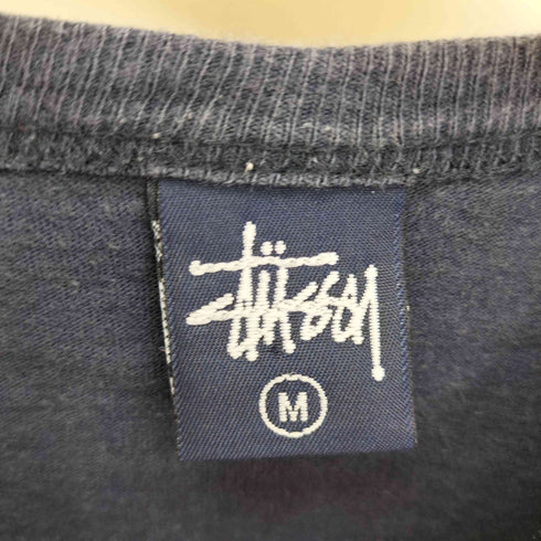ステューシー Stussy 90-00S 花 ロゴ プリント S/S Tシャツ レディース import:M