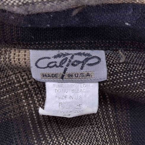 キャルトップ CALTOP L/S オンブレチェックシャツ メンズ JPN:M