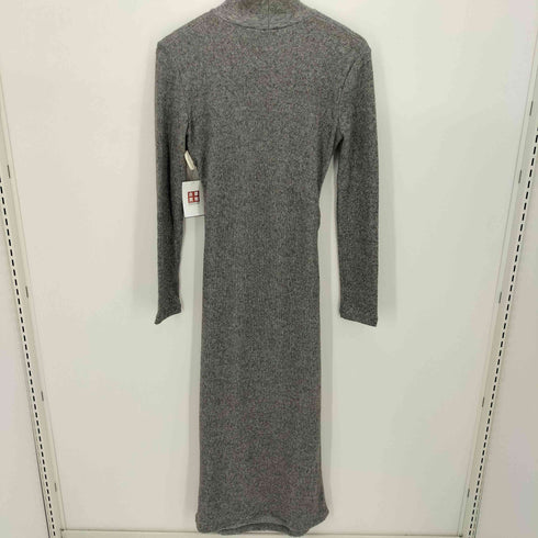 ザラ ZARA ハイネック ギャザー ニット ワンピース レディース import:M