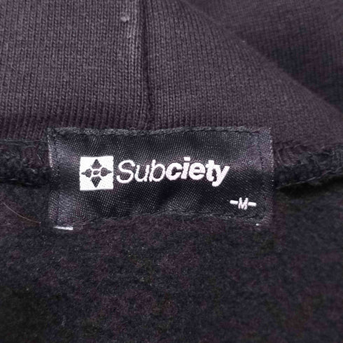サブサエティ Subciety ワンポイント刺繍 パーカー メンズ JPN:M