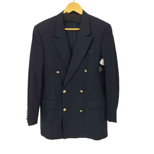 オールドイングランド OLD ENGLAND 金ボタン ダブル 紺ブレザー メンズ