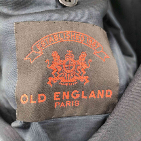 オールドイングランド OLD ENGLAND 金ボタン ダブル 紺ブレザー メンズ