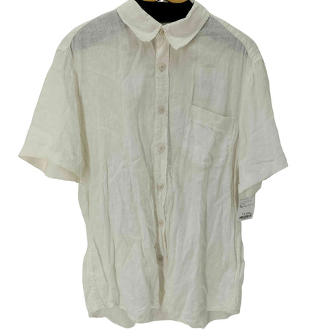 ギャップ Gap 00S OLD S/S リネンシャツ メンズ import:XL