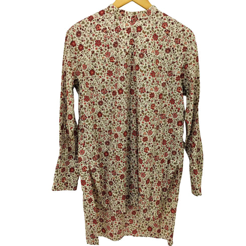 マカフィー MACPHEE 22AW プリント スタンドネックチュニックシャツ レディース JPN:36