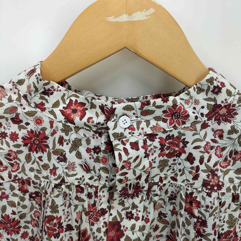 マカフィー MACPHEE 22AW プリント スタンドネックチュニックシャツ レディース JPN:36