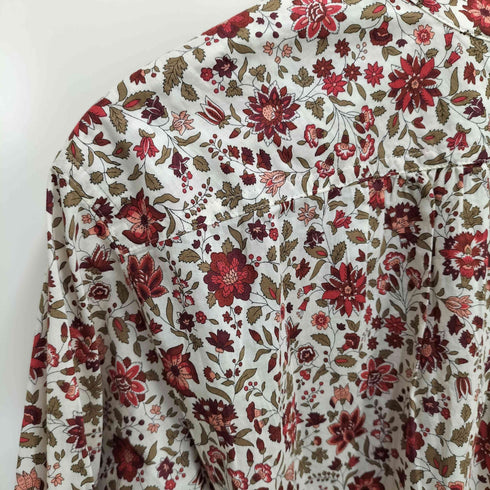 マカフィー MACPHEE 22AW プリント スタンドネックチュニックシャツ レディース JPN:36