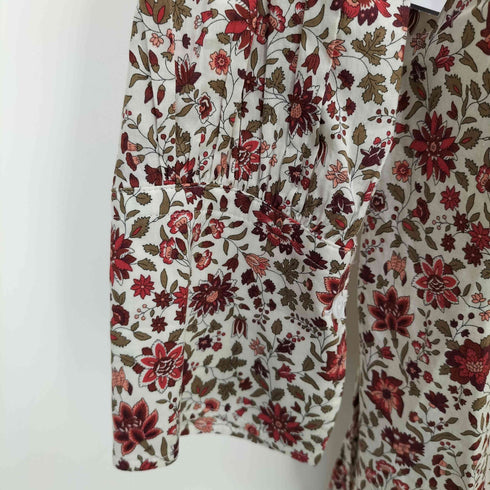 マカフィー MACPHEE 22AW プリント スタンドネックチュニックシャツ レディース JPN:36