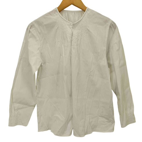 トゥモローランドコレクション TOMORROWLAND collection 24AW ストレッチブロード ピンタックブラウス レディース JPN:36