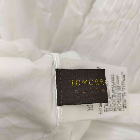 トゥモローランドコレクション TOMORROWLAND collection 24AW ストレッチブロード ピンタックブラウス レディース JPN:36