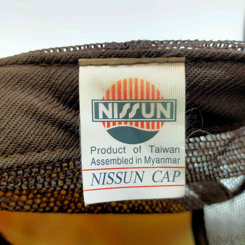 ニッサンカップ NISSUN CAP 企業ロゴ プリント メッシュ トラッカーズキャップ メンズ
