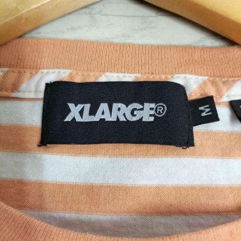 エクストララージ XLARGE S/S RICHARD BORDER リチャード ボーダー Tシャツ メンズ import:M
