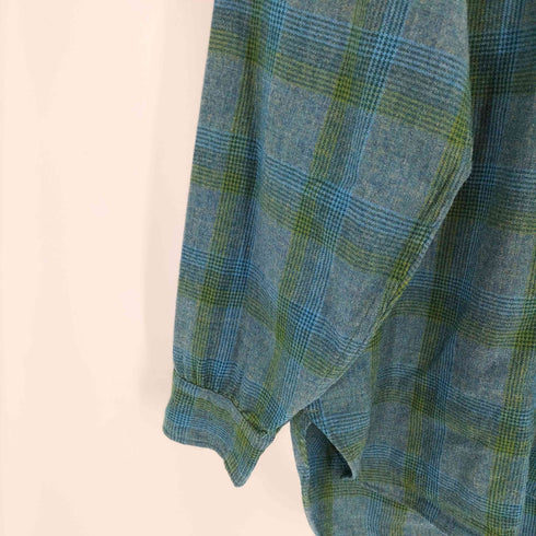 ペンドルトン PENDLETON PURE VIRGIN WOOL チェック柄 ボタンダウンネルシャツ メンズ JPN:M