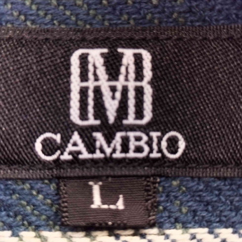 カンビオ CAMBIO L/S チェックシャツ メンズ JPN:L