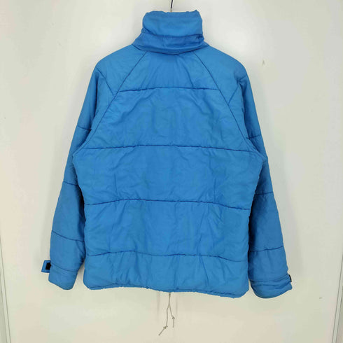 レイ REI 80s USA製 白タグ リップストップ ナイロンパファージャケット メンズ import:L