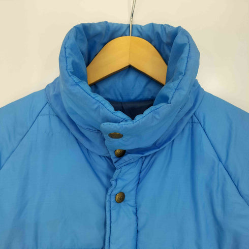 レイ REI 80s USA製 白タグ リップストップ ナイロンパファージャケット メンズ import:L