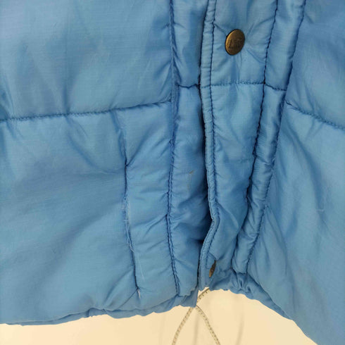 レイ REI 80s USA製 白タグ リップストップ ナイロンパファージャケット メンズ import:L
