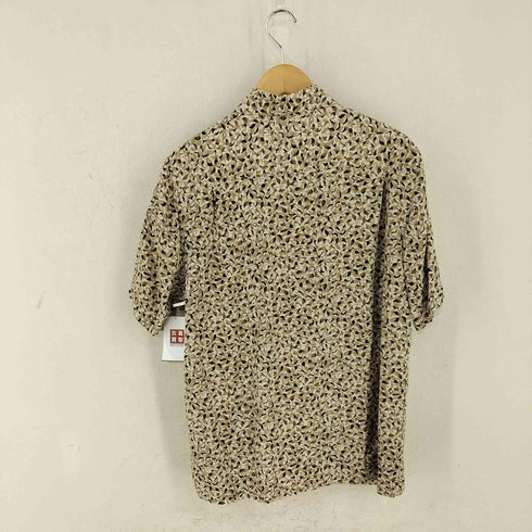 クレイボーン Claiborne 総柄 シルク S/S シャツ メンズ import:M