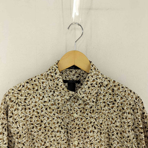 クレイボーン Claiborne 総柄 シルク S/S シャツ メンズ import:M