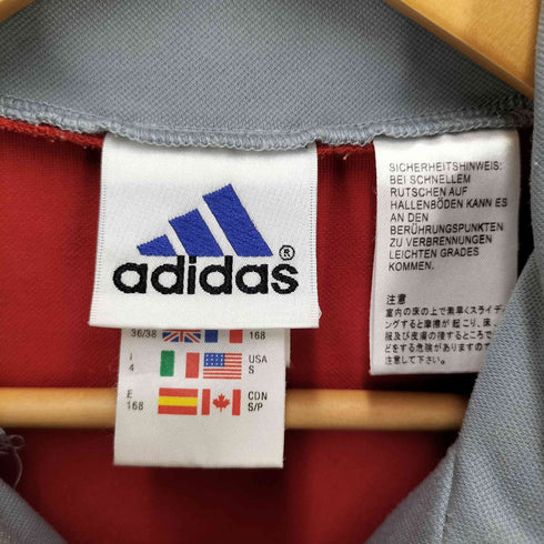 アディダス adidas 90-2000s 万国期タグ パフォーマンスロゴ ハーフジップ トラック ジャージ メンズ JPN:M