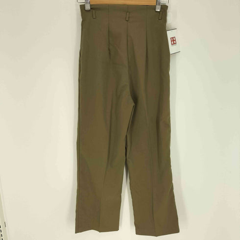 ルエレ Louere ハイウエスト 2タック スラックス パンツ レディース JPN:S