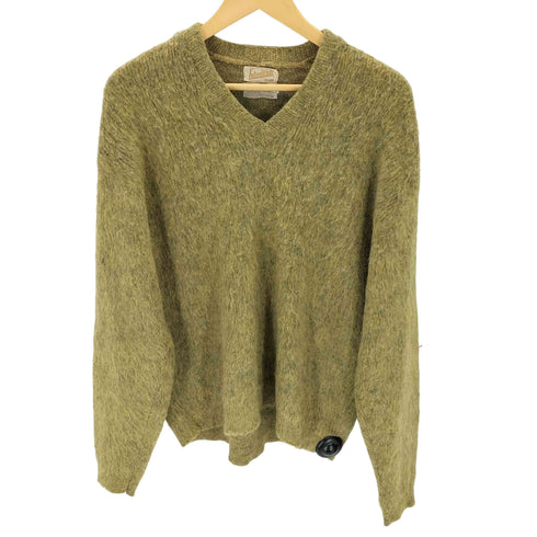 Kandahar 60s モヘア混 Vネックシャギーニット メンズ import:XL
