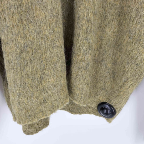 Kandahar 60s モヘア混 Vネックシャギーニット メンズ import:XL