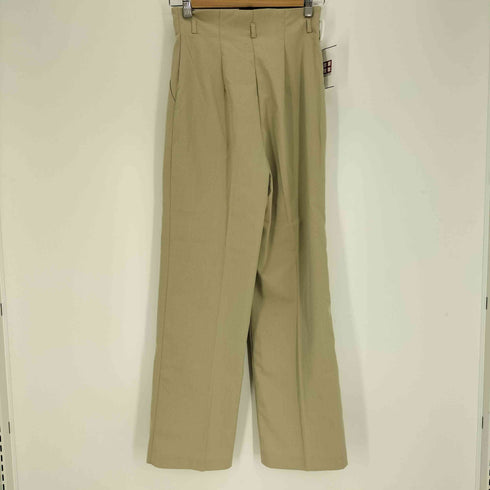 ルエレ Louere ハイウエスト 2タック スラックス パンツ レディース JPN:M
