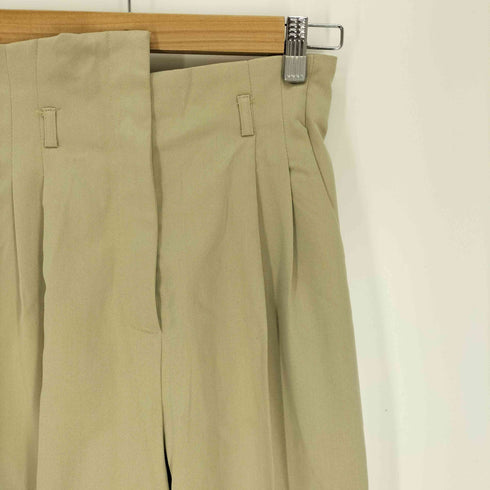 ルエレ Louere ハイウエスト 2タック スラックス パンツ レディース JPN:M